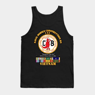 133 NCB w SVC Ribbons - Vietnam Tank Top